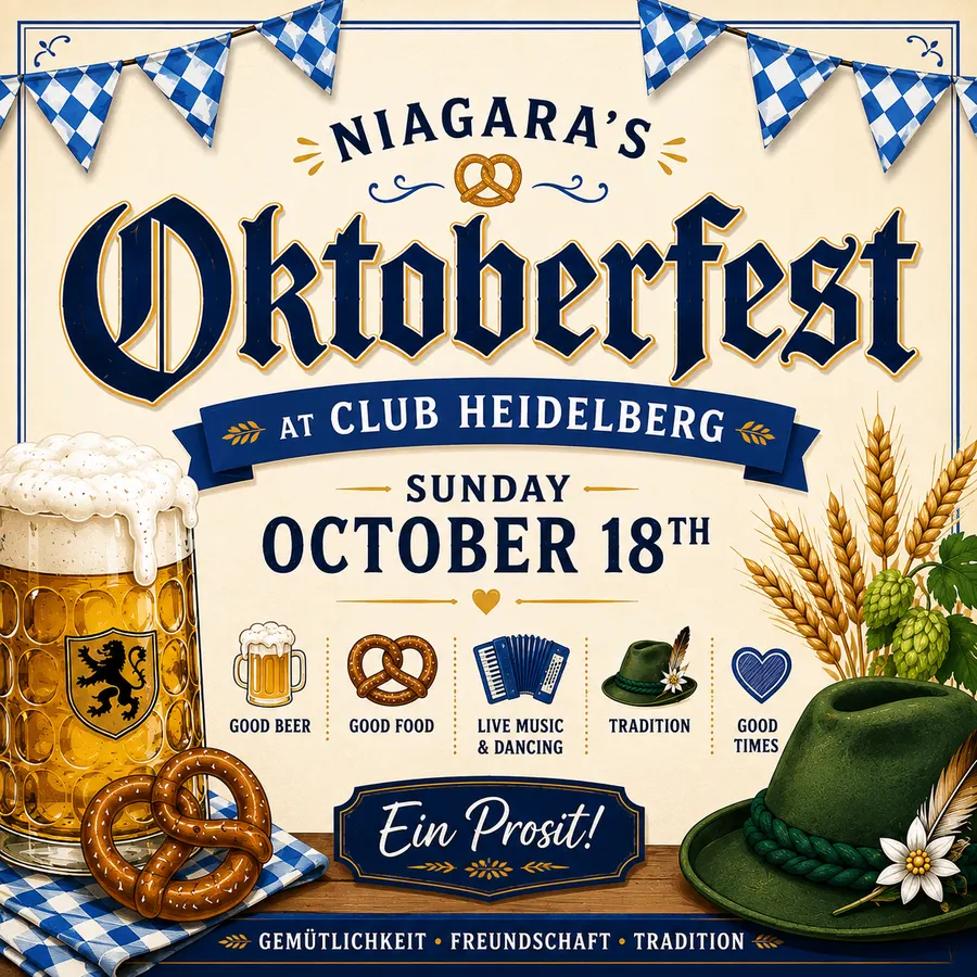 Niagara’s Oktoberfest at Club Heidelberg