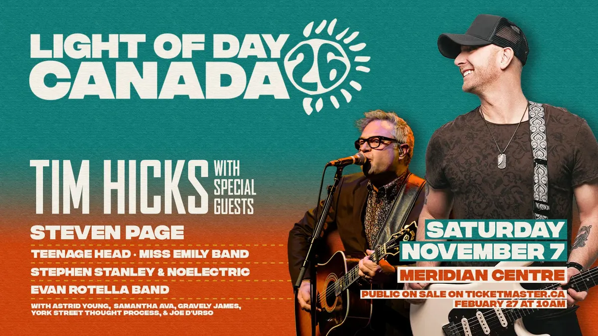 Light of Day: Tim Hicks & Steven Page