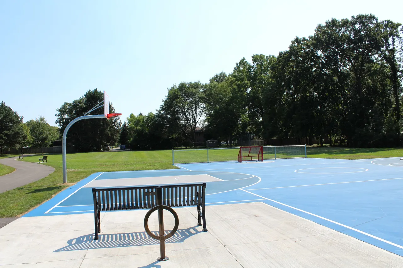 Ground-level view of Elma Street Park