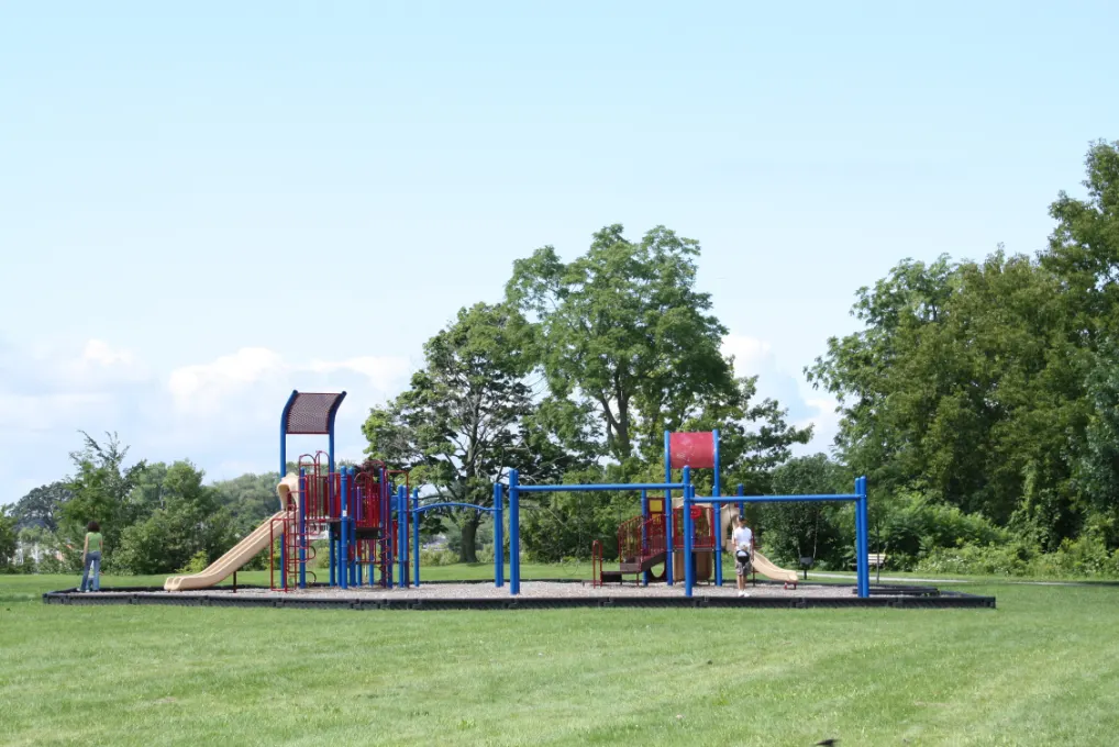 Ground-level view of Westcliffe Park